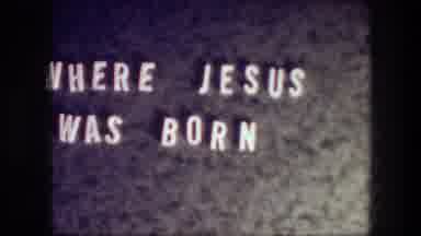 Bethlehem Israel (1976): Where Jesus Was Born Written Message Followed By A Brief
