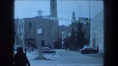 Bethlehem Israel (1976): City With Religious Monuments A Star Of David Appears