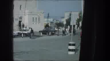 Bethlehem Israel (1976): People Walking And Parked Cars