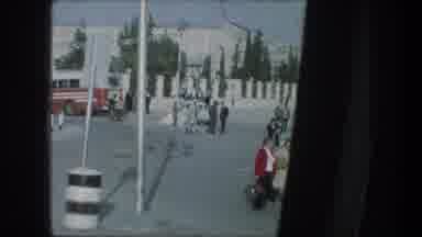 Bethlehem Israel (1976): A City Road Junction With Moving Traffic Consisting Of