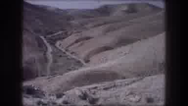 Bethlehem Israel (1976): Passing By In Bus Driving Across Land Open Fields Dirt