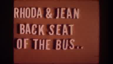 Bethlehem Israel (1976): View Of Orange And White Rhoda And Jean Back Seat Of Bus