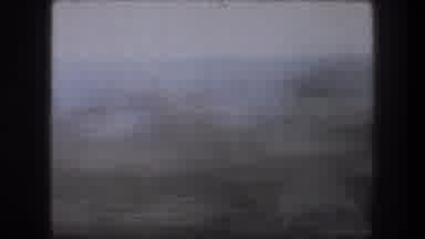 Bethlehem Israel (1976): Fast Moving Blurry Left To Right Pan With Vegetation Lake