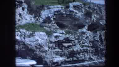 Garden Tomb Jerusalem Israel (1976): Artistic Filming Of A Green Hillside With