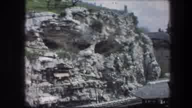 Garden Tomb Jerusalem Israel (1976): Hillside Showing Information Sign In Front Of