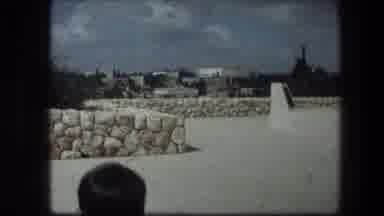 Garden Tomb Jerusalem Israel (1976): People Touring Tomb Site In Jerusalem In The
