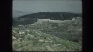 Garden Tomb Jerusalem Israel (1976): Mountains Hills Lonely Gray Sky Free Rocks