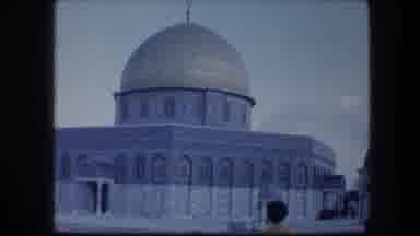 Garden Tomb Jerusalem Israel (1976): A Group Of Traveler Visiting A Muslim Temple