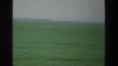 Jacobs Well Jerusalem Israel-1976: Vast Green Field Landscape Through Window