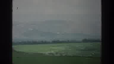 Jacobs Well Jerusalem Israel (1976): Nature Green Tree Bush Mountain Far Sky Line