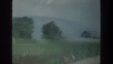 Jacobs Well Jerusalem Israel (1976): View Trees And Buildings From Vehicle