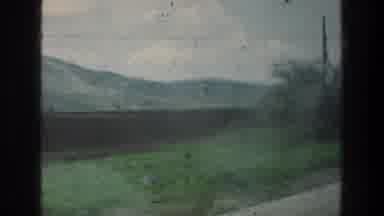 Jacobs Well Jerusalem Israel (1976): Audio-Free Shot Of A Hilltop Mountain In