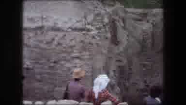 Jericho Israel (1976): People Looking Over The Edge Of An Excavation Site