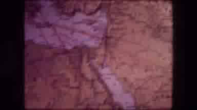 Jericho Israel (1976): View Of White Lettered End Of Part One Title Card With Area