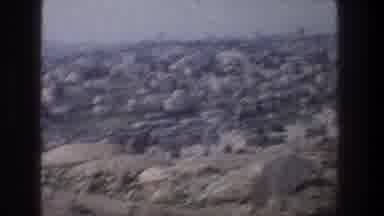 Jerusalem Israel (1976): Two Short Shaky Clips Buildings From Afar And From Closer