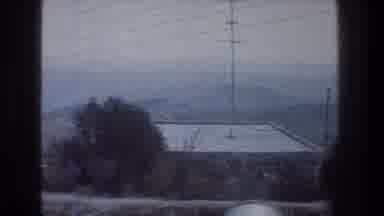 Jerusalem Israel (1976): House Utility Poles And View Of The Great Mosque Of