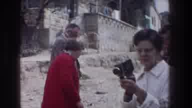 Jerusalem Israel (1976): A Few People Taking Video In Front Of The Landmark Called