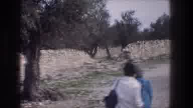 Jerusalem Israel (1976): Man Photographs Landscape