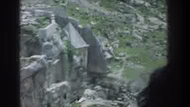 Jerusalem Israel (1976): Rocky Terrain From A Cliff With Sharp Gray Rocks And