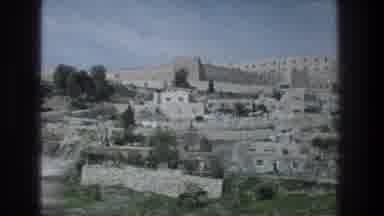 Jerusalem Israel (1976): An Old Village Decorated With Beautiful Trees Among Which