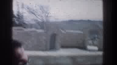 Jerusalem Israel (1976): Passing View Of White Stone Wall On A Bright Sunny Day
