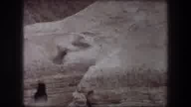 Messada Israel (1976): View Of Caves In Brown Hills On A Sunny Day
