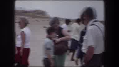 Messada Israel (1976): People Standing Outside Observing The Beautiful Mountains