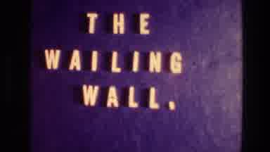 Wailing Wall Jerusalem Israel (1976): Some People At The Wailing Wall Praying In