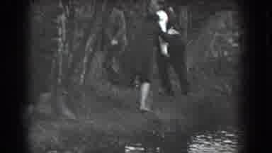 Reading Pennsylvania (1938): Woman Chasing Man At A Hootenanny Man Instead Catches