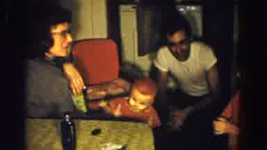 Aliquippa Pennsylvania (1958): Family With Father Mother Friends And Children