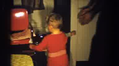 Aliquippa Pennsylvania (1958): Toddlers Riding Bike And Playing With Microphone At
