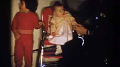Aliquippa Pennsylvania (1958): Family Christening Young Child Before Baptism
