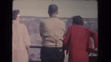 New Mexico (1951): People Standing At The Edge Of A Lookout Platform At The Grand