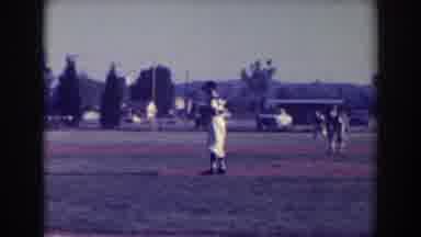North Hollywood California (1961): Little Loge Baseball Practice At The Park With