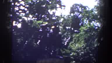 Washington DC (1961): Drive By View Of Large Stadium And Statue Of Two Men On