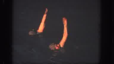Georgia (1951): Two Swimmers Doing Synchronized Swimming In The Pool