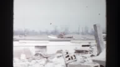 Grand Rapids Michigan (1956): Buildings And Land Devastated After A Disaster
