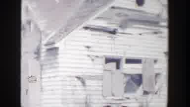 Grand Rapids Michigan (1956): View Of Severely Damaged Home On A Bright Sunny Day