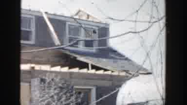 Grand Rapids Michigan (1956): Old Gray Two-Story House Video