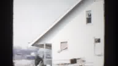 Grand Rapids Michigan (1956): An Abandoned House With Broken Windows And The Door