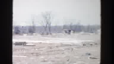 Grand Rapids Michigan (1956): Landscape Drive Ruin Beige Car Land Sign Road Trip
