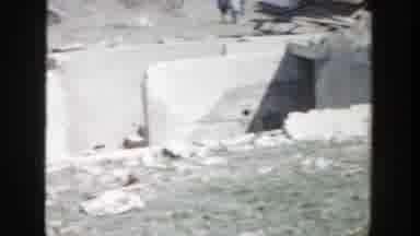 Grand Rapids Michigan (1956): A Building Construction Site In A Field Has Supplies