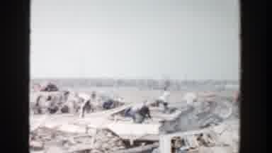 Grand Rapids Michigan (1956): Restored Footage Of Construction Workers In A Field