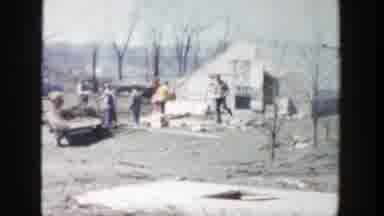 Grand Rapids Michigan (1956): The Camera Pans Across The Car And The Building That