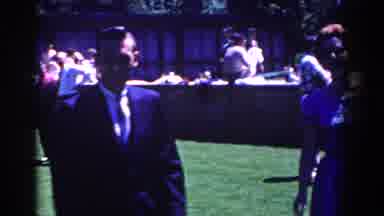 French Lick Indiana (1958): People In An Open Ground Party Enjoying Their Day