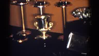 French Lick Indiana (1958): Various Beautiful Silverware And Metal ware Displayed