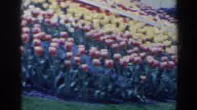 Niagra Falls Canada (1963): Floral Clock Fields Red Yellow White Colorful Tulips
