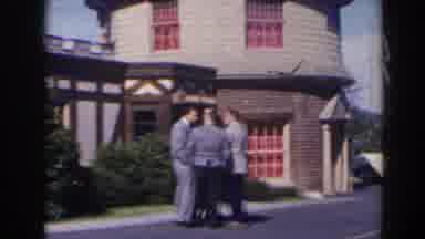 Niagra Falls Canada (1963): Three Men Enjoying The Castle Wedding