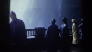 Niagra Falls Canada (1963): Some People In Raincoats Watching Waterfall