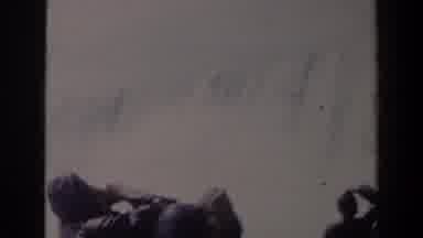 Niagra Falls Canada (1963): A Waterfall Is Seen People And Children Are